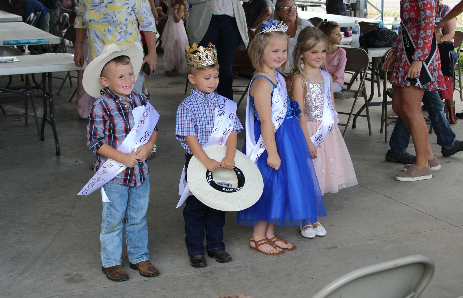 Little Mister and Miss Noble County winners